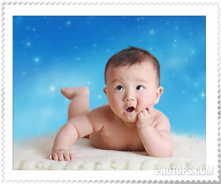 PhotoShop简单给宝宝换个甜梦背景[中国Phot