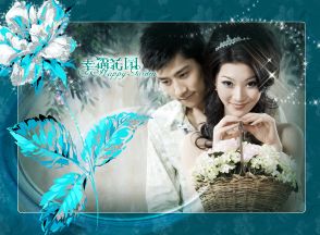 花园婚纱照_紫罗兰永恒花园(2)