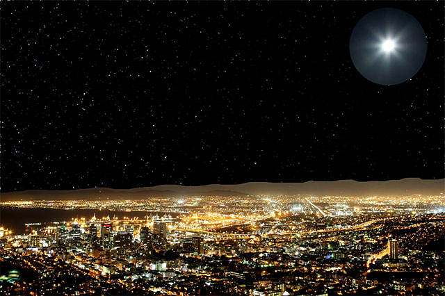 The image after adding the layer mask. Image © 2013 <a href='https://www.86ps.com/'><font color=''>Photoshop</font></a> Essentials.com