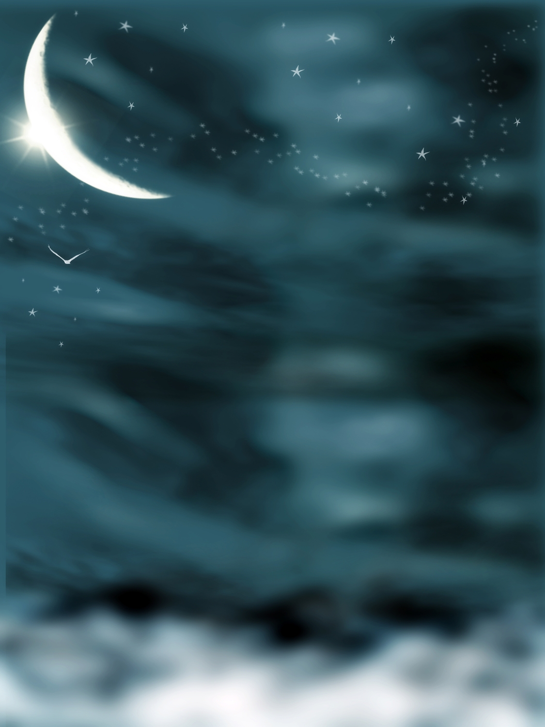 浪漫的月光高清背景图片11p