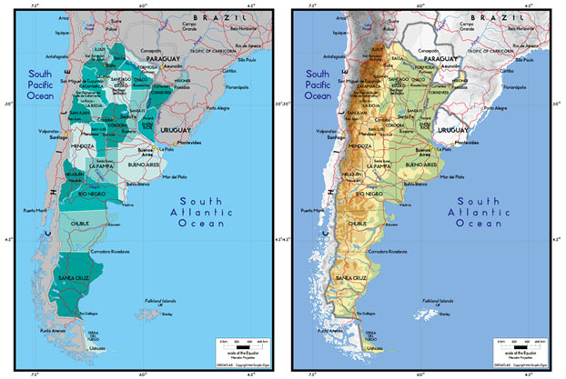 世界地图之阿根廷(argentina)地图高清晰图片素材下载图片