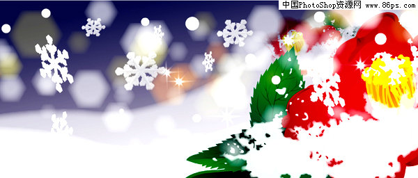 吸管粘贴画圣诞老人