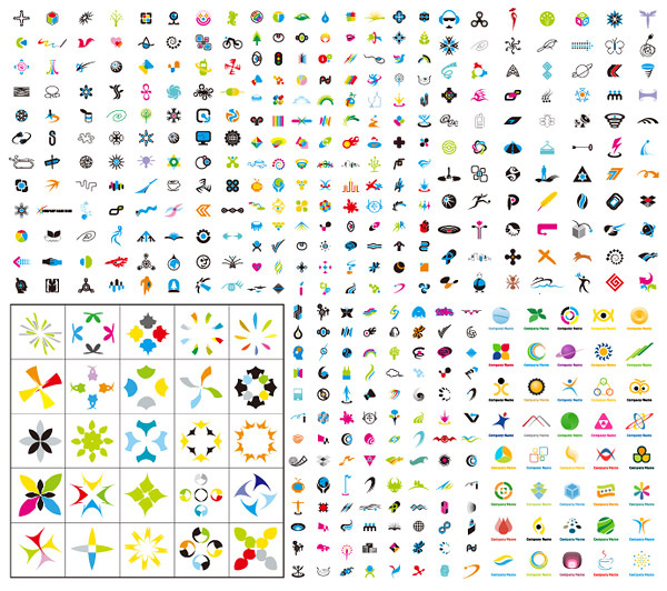 logo图形模板矢量