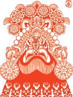 剪纸京剧脸谱_87