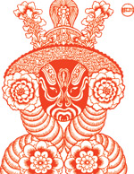 剪纸京剧脸谱_56