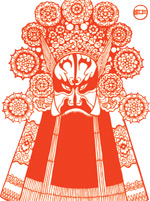剪纸京剧脸谱_53