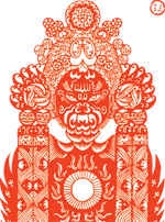 剪纸京剧脸谱_40