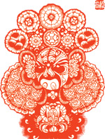 剪纸京剧脸谱_33