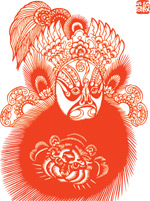 剪纸京剧脸谱_1