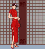 矢量亚洲时尚人物_6
