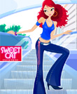 sweetcat自动梯上的女孩