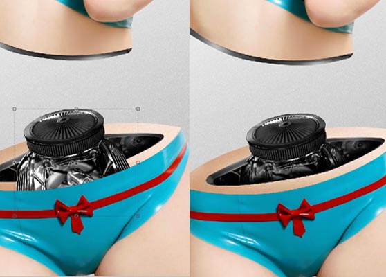 Creating a ***y mechanical pinup in <a href='https://www.86ps.com/'><font color=''>Photoshop</font></a>
