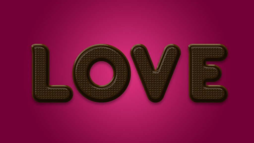 chocolate layerstyles 1024x576 Chocolate Text Effect in <a href='https://www.86ps.com/'><font color=''>Photoshop</font></a> for Valentines Day