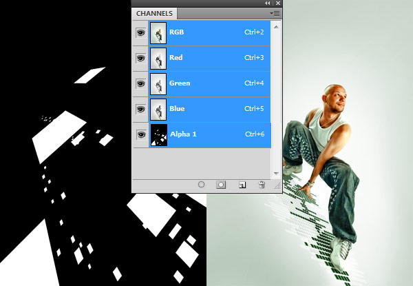 066 在<a href='https://www.86ps.com/'><font color=''>Photoshop</font></a>中合成超酷的时尚音乐海报