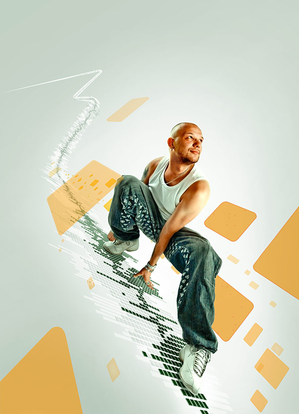 081 在<a href='https://www.86ps.com/'><font color=''>Photoshop</font></a>中合成超酷的时尚音乐海报