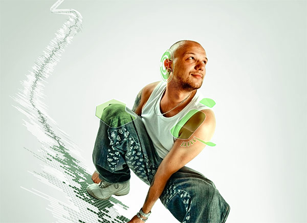 091 在<a href='https://www.86ps.com/'><font color=''>Photoshop</font></a>中合成超酷的时尚音乐海报