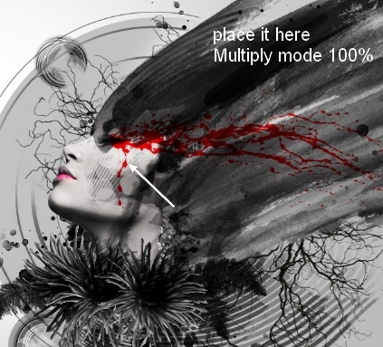 imperfection24a <a href='https://www.86ps.com/'><font color=''>Photoshop</font></a>合成一个泣血的美女