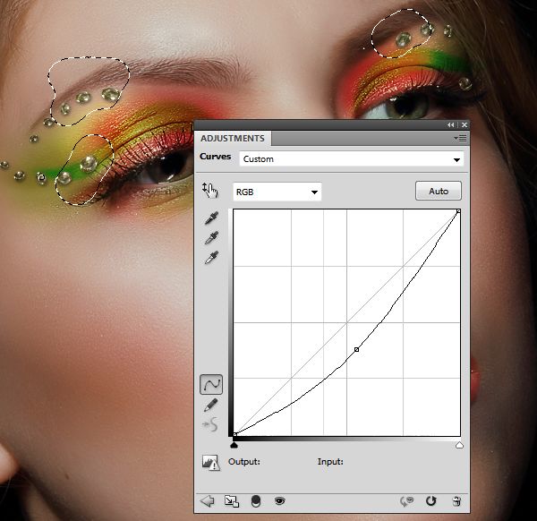 How to Apply Creative Makeup with <a href='https://www.86ps.com/'><font color=''>Photoshop</font></a> 17