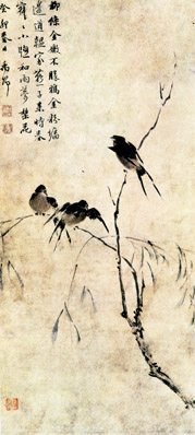 花鸟画素材高清图片免费下载