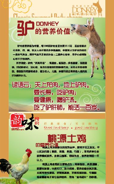 菜谱模板大全内页之韵味食府介绍封面psd分层格式模板素材