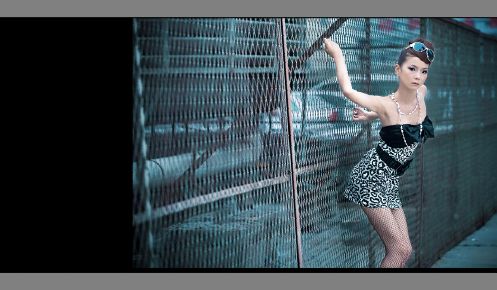 写真模板psd素材真我个性系列三时尚影楼宽幅写真样片模板(共10P)