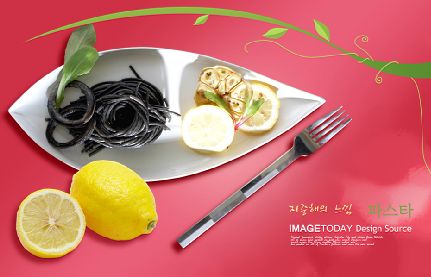 韩国美食模板psd素材五矢量风格韩国美食图片菜谱内页模板(共18P)