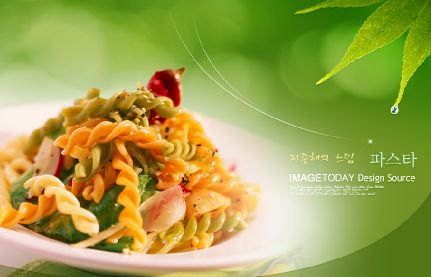 韩国美食模板psd素材九矢量风格韩国美食图片菜谱内页模板(共18P)