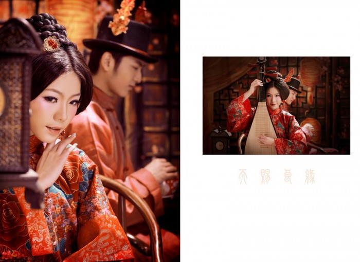 11月更新影楼写真纪念相册样片天赐良缘系列写真相册样片免费下载三(共12P)