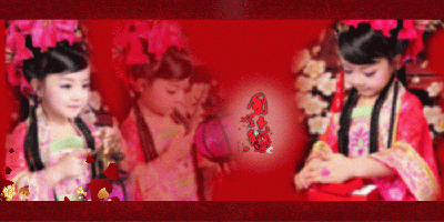11月最新古装儿童相册模板{E131.牡丹花开}系列全套(11P)PSD素材免费下载三
