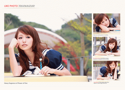 12月精选写真模板{Z009.浓郁花香的美好}系列PSD素材免费下载三(共10P)