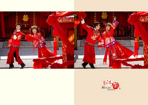 2015年最新古装婚纱相册模板{H337.沐兰}系列10x16寸PSD素材免费下载一(共10P)