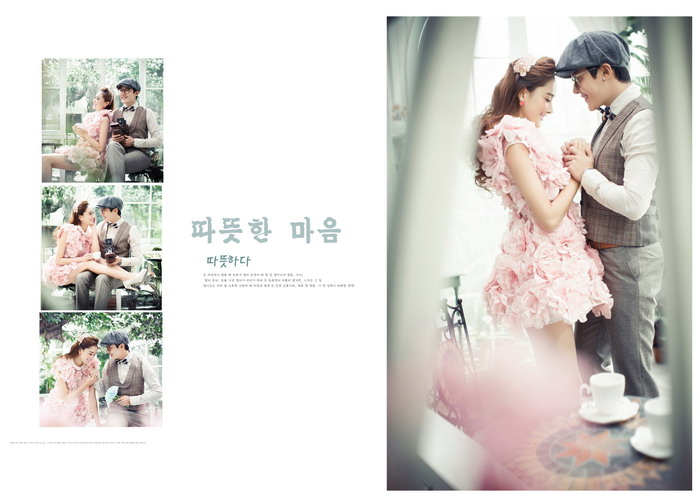 2015最新婚纱照片书模板12x18寸{H341.韩式幸福}系列全套PSD素材免费下载三(共16P)