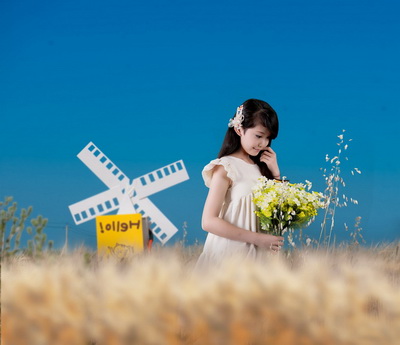 2015最新3D儿童摄影场景模板{E191.纯净的天空}系列PSD素材免费下载二(共24P)