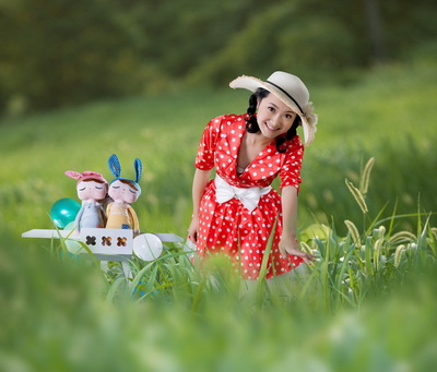 2015最新3D免抠图儿童摄影相册模板{E199.七彩花季}系列PSD素材免费下载七(共28P)
