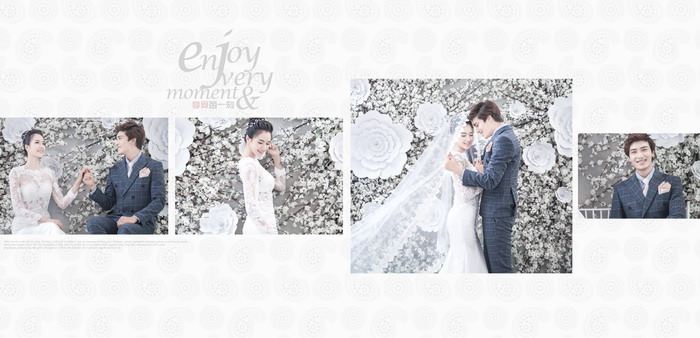 7月最新婚纱相册模板{H352.幸福时刻}系列方16x16寸psd素材免费下载二(共10P)