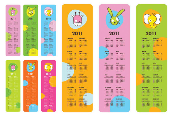 可爱2011年年历