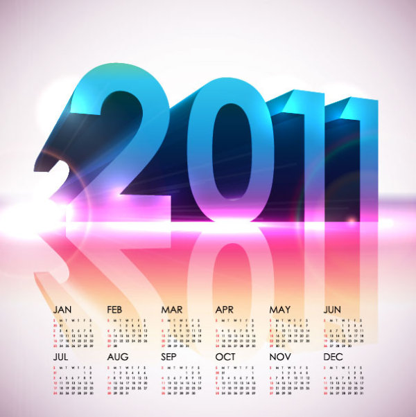 超酷2011年年历4