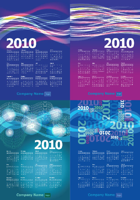2010日历挂历
