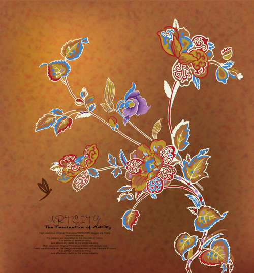 矢量花纹