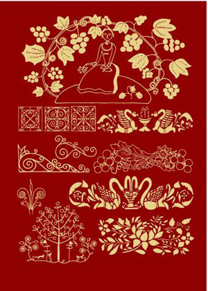 矢量精美花纹