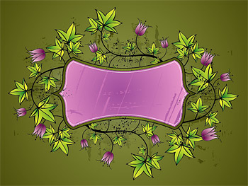 矢量郁金香花纹