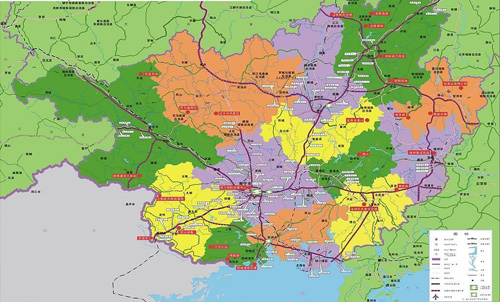 广西高速公路线路