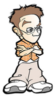 漫画风格男孩