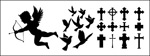 神、鸽子、十字架