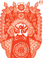 剪纸京剧脸谱_77