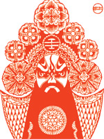 剪纸京剧脸谱_73
