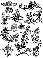 矢量实用花纹