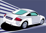矢量奥迪车