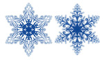 精美雪花矢量素材