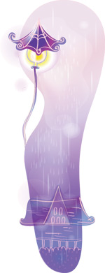 矢量卡通风景插画